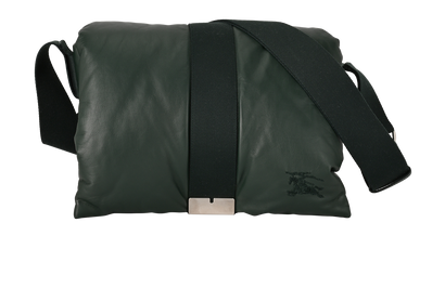 Burberry Pillow Messenger, &pound;550, Handbags, Green, Leather, Front view